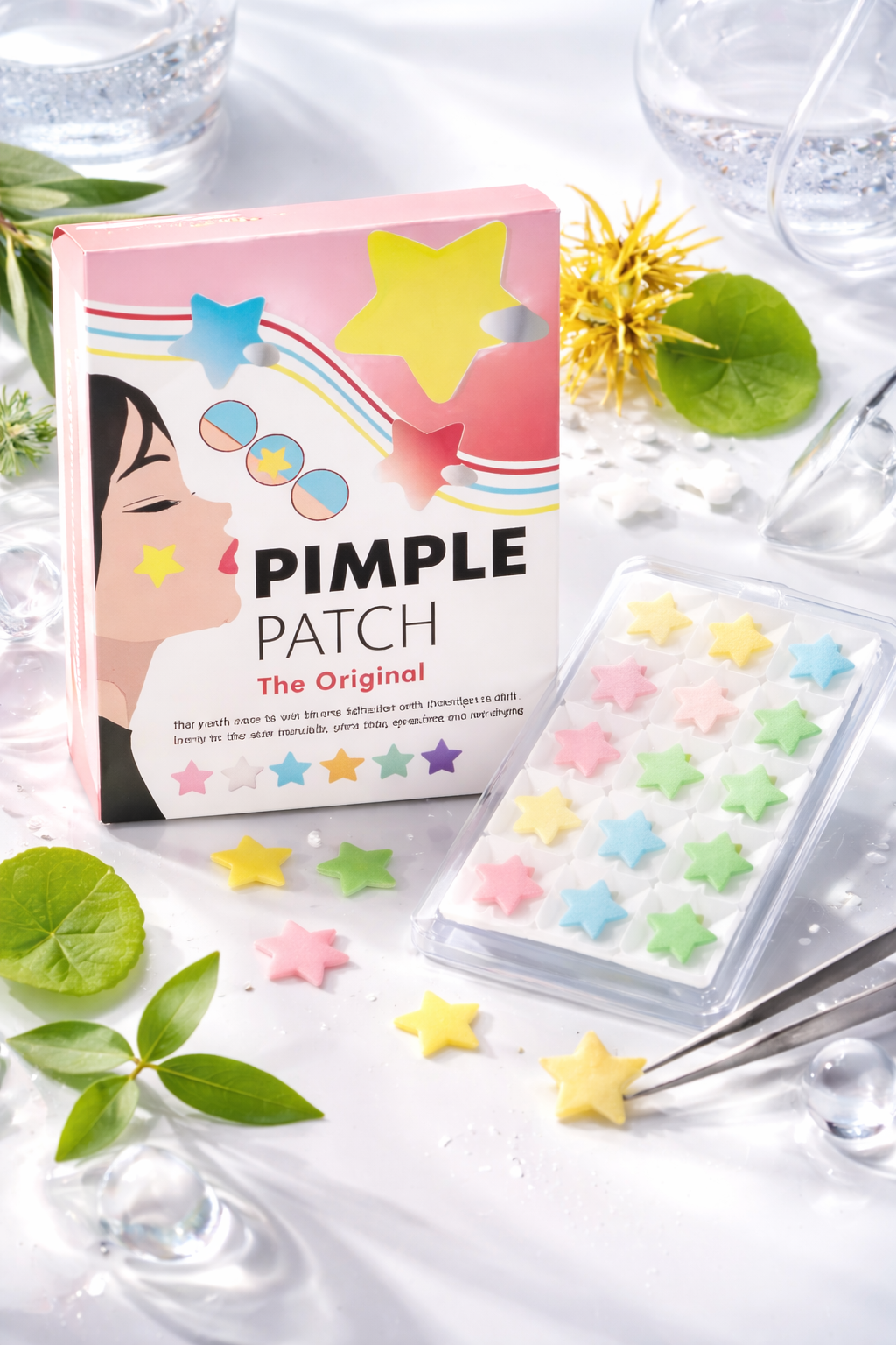Ultra-Thin Star Pimple Patches – 40 Pack